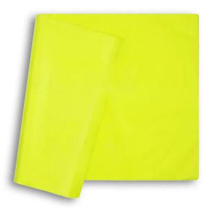 Papier de soie en feuilles, qualité Premium, vert citron -17g/m²