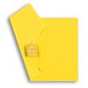 Papier de soie en feuilles, jaune- 15g/m²