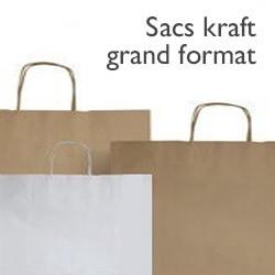 Sacs kraft grand format