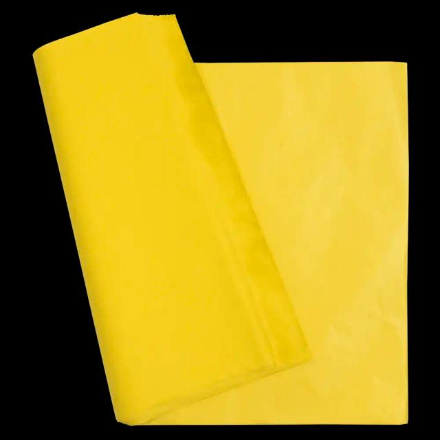 Papier de soie jaune