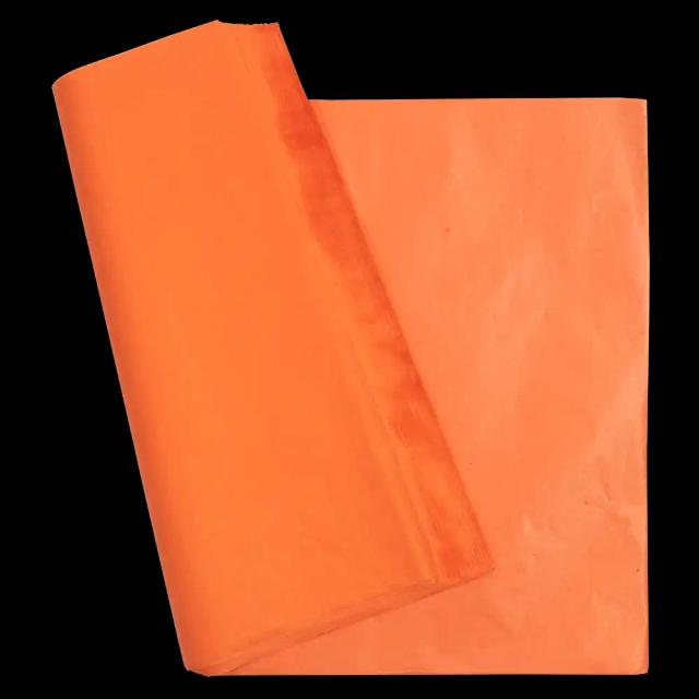 Papier de soie orange