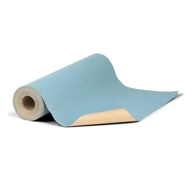 Rouleau de papier cadeau kraft bleu ciel, 50cmx120m