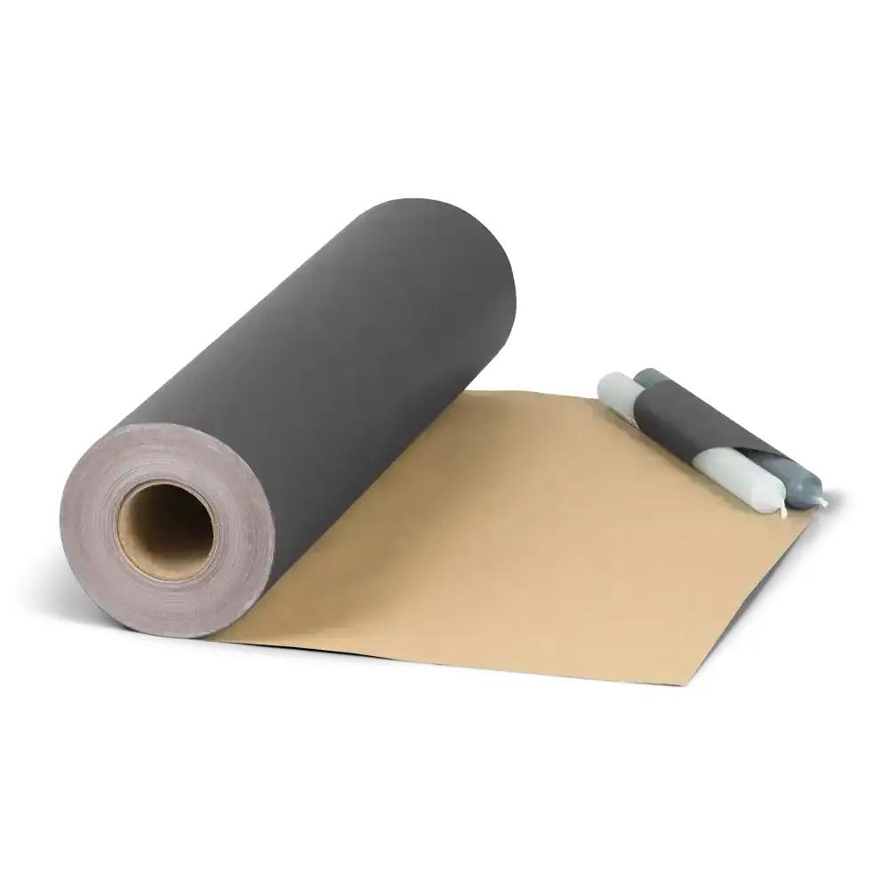 Rouleau de papier cadeau kraft noir, 50cmx120m