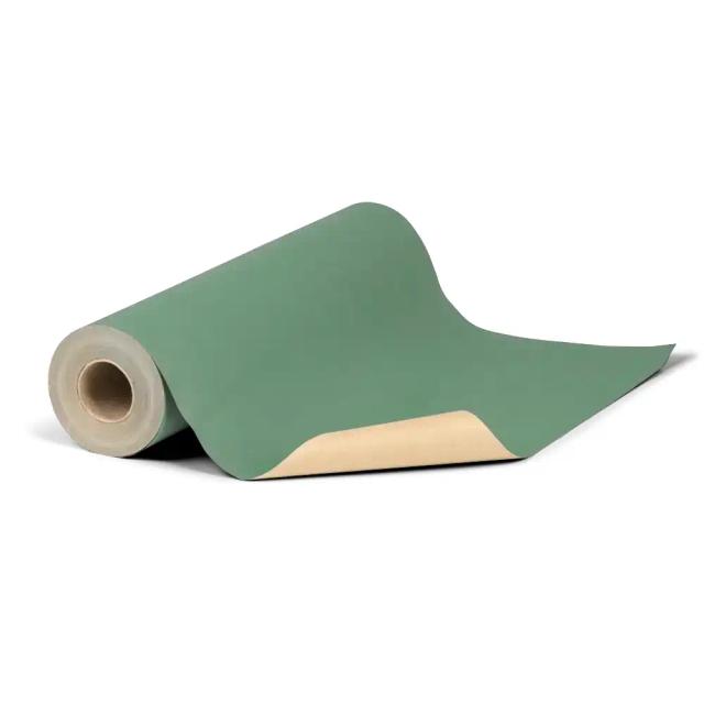 Rouleau de papier cadeau kraft vert foncé, 50cmx120m