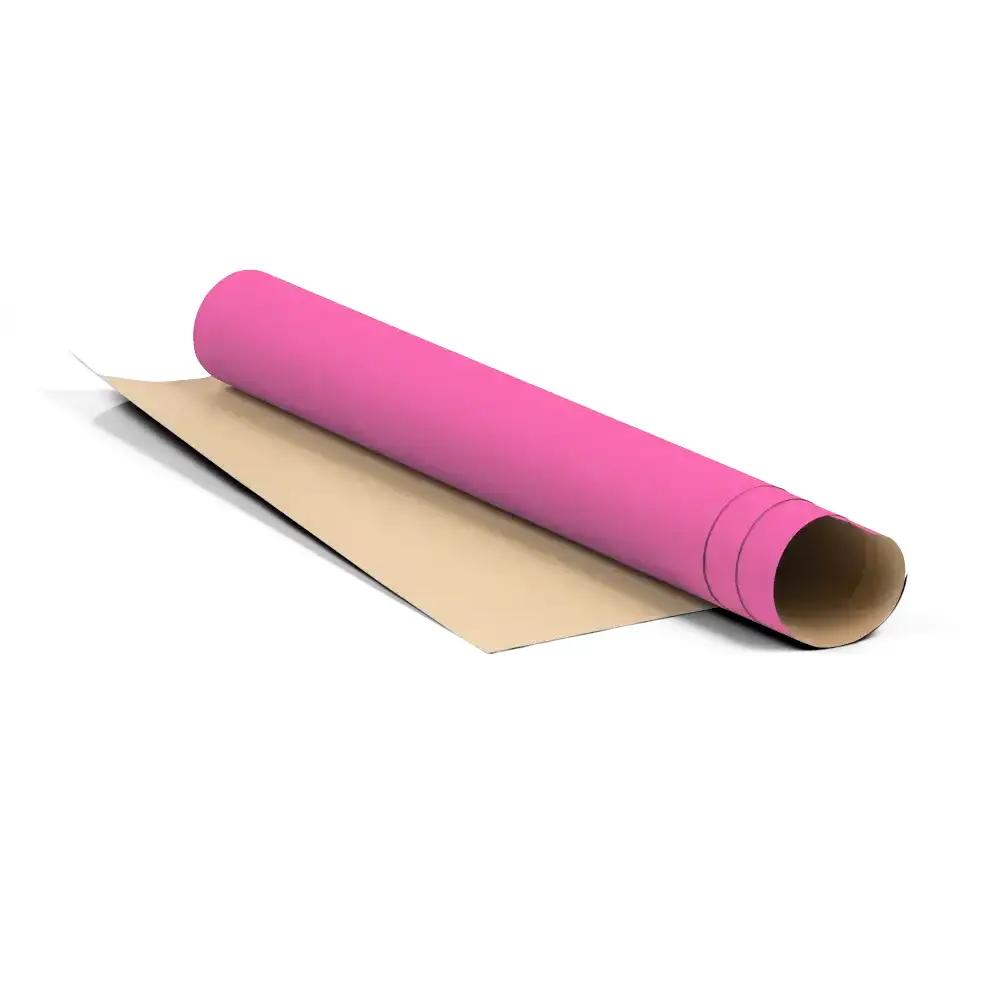 Rouleau de papier cadeau kraft rose vif, 50cmx120m