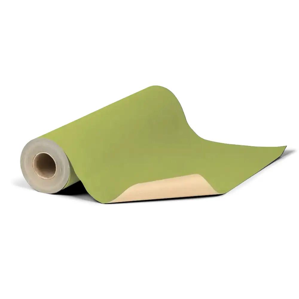 Rouleau de papier cadeau kraft vert citron, 50cmx120m