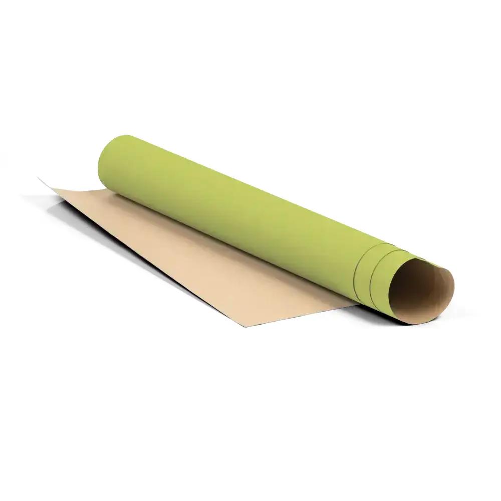Rouleau de papier cadeau kraft vert citron, 50cmx120m