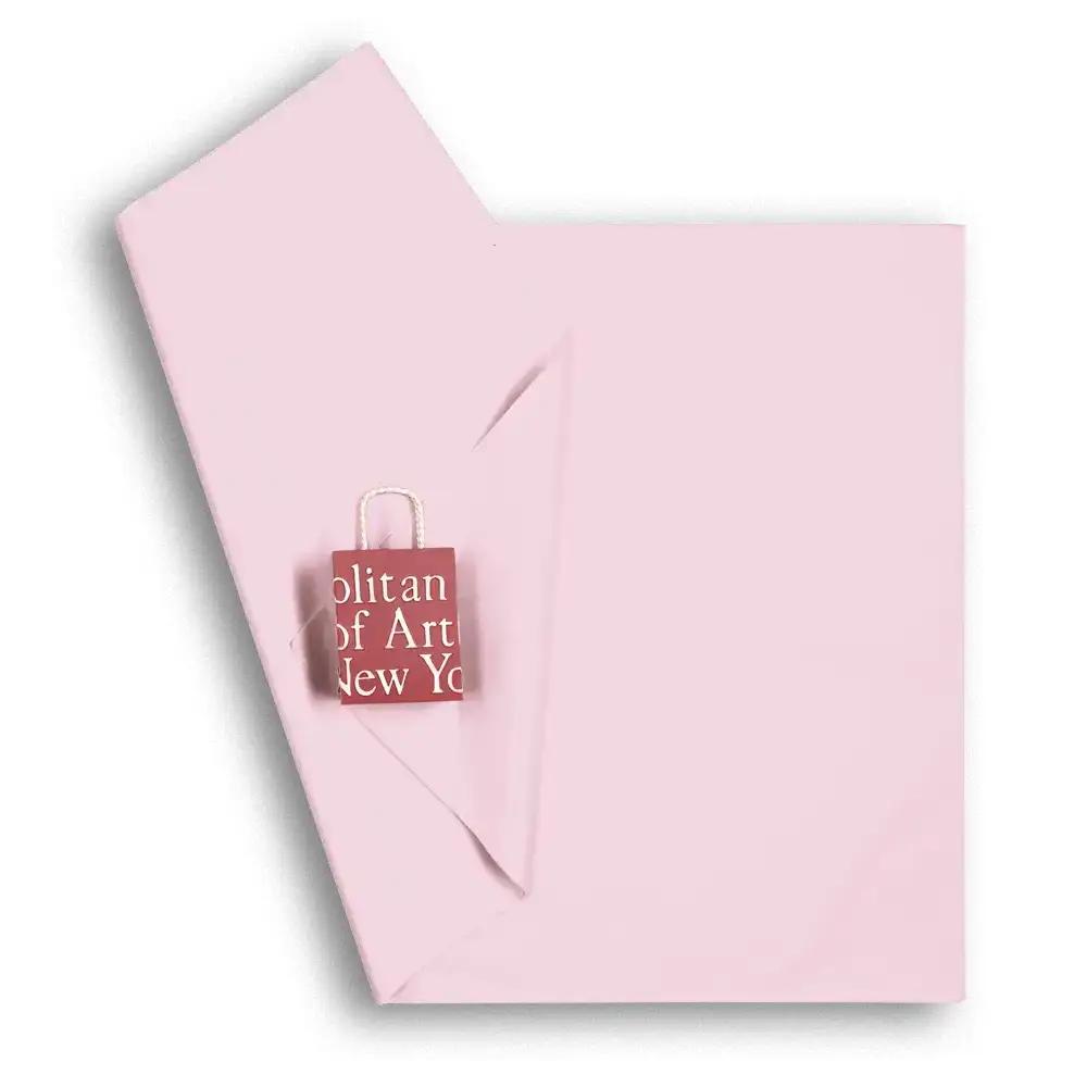 Papier de soie en feuilles, rose clair- 15g/m²