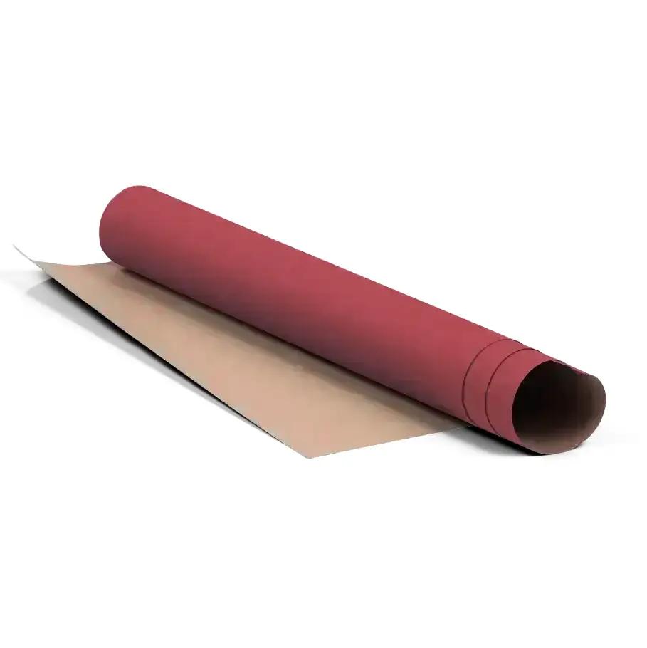 Rouleau de papier cadeau kraft rouge, 50cmx120m