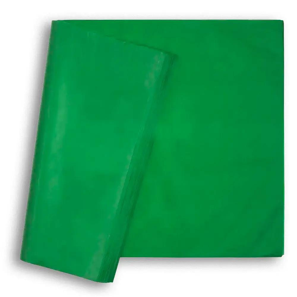 Papier de soie en feuilles, qualité Premium, vert forêt -17g/m²
