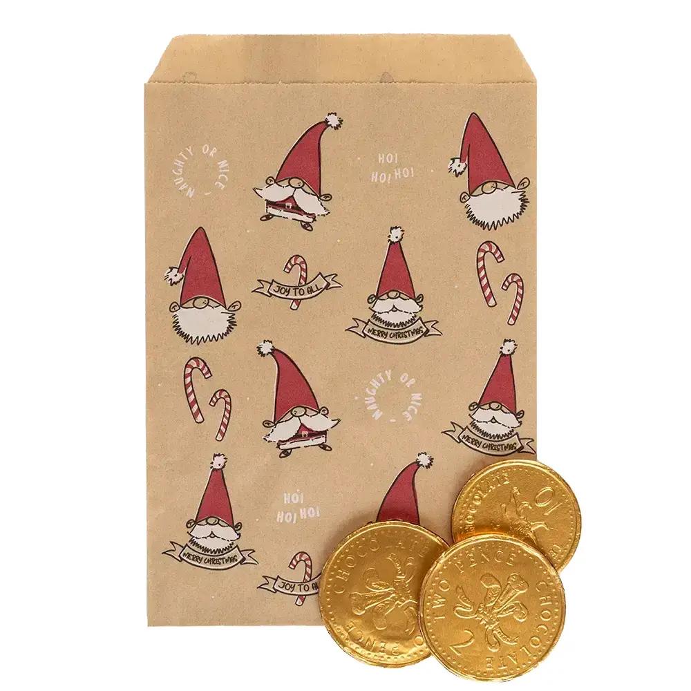 Sachets en papier, motif  Petit Père Noël