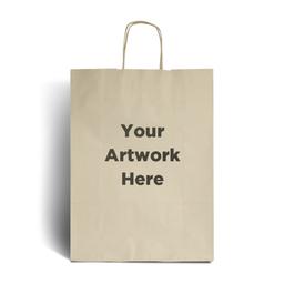 Ivory Branded Paper Bags with Twisted Handles