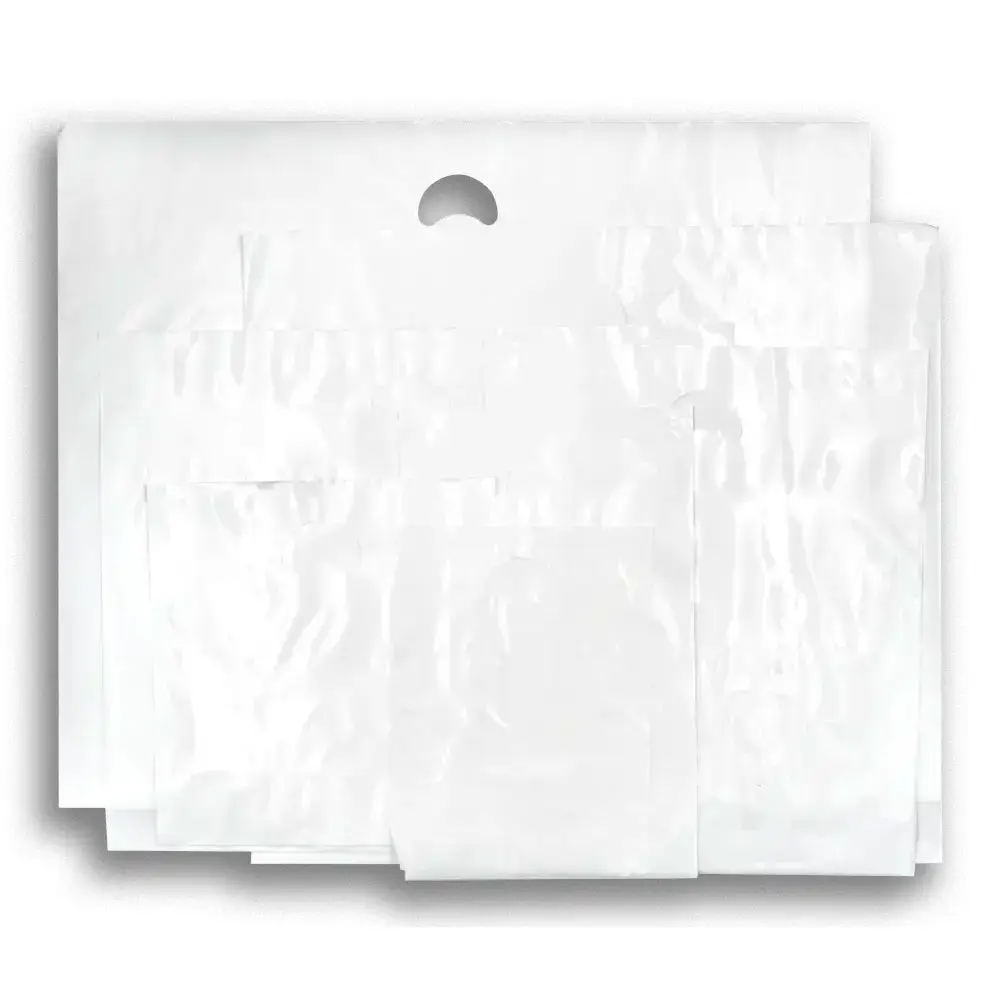 Sac Plastique Blanc à poignées découpées dès 129 € le colis